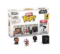 Funko Bitty POP! 4 Pack: Star Wars - The Mandalorian - Moff Gideon, Incinerator Stormtrooper, Dark Trooper, Mystery Mini Figure - Styles may vary - 0,9 pollici (2,2 cm) Da collezione - Idea regalo