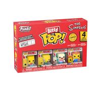 Funko Bitty POP! 4 Pack: The Simpsons - Bart - 1 in 6 Chance of Rare Chase | Gadget Ufficiale Cartoon/Animation - Mini Personaggi da 2,5 cm con Espositore - Decorazione Torta e Regalino per Feste