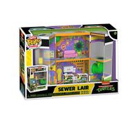 Funko Bitty Pop! Bitty Boxes: Teenage Mutant Ninja Turtles - Sewer Home Playset con 2-0,9 Pollici (2,2 Cm) minuscole Mini Figure - TMNT - Vetrina Espositiva da Collezione - Idea Regalo