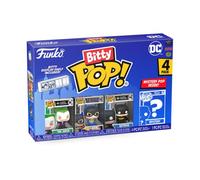 Funko Bitty Pop! DC - Batman, Batgirl, The Joker E una Mini Figura Misteriosa a Sorpresa - 0.9 Inch (2.2 Cm) - DC Comics da Collezione - Ripiano Espositivo Impilabile Incluso