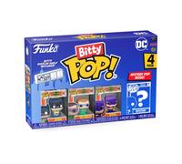 Funko Bitty Pop! DC - Batman, Batgirl, The Riddler E una Mini Figura Misteriosa a Sorpresa - 0.9 Inch (2.2 Cm) - DC Comics da Collezione - Ripiano Espositivo Impilabile Incluso