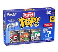 FUNKO BITTY POP DC COMICS 4PACK - HARLEY QUINN/POISON/THE JOKER +FIGURE MiSTERY