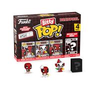 Funko Bitty Pop! Deadpool (Backyard Griller), Deadpool (Clown), Deadpool (Bedtime) E una Mini Figura Misteriosa a Sorpresa - 0.9 Inch (2.2 Cm) da Collezione - Ripiano Espositivo Impilabile Incluso