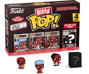 FUNKO BITTY POP DEADPOOL BATHTIME/FLAMENGO/SUPPER HERO 4 PACK MISTERY FIGURE