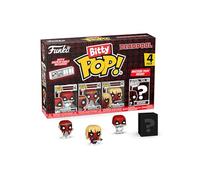 Funko Bitty POP! Deadpool - Sleepover, confezione da 4 e una sorpresa misteriosa, 2,2 cm, da collezione, ripiano impilabile incluso, idea regalo, calza per feste, decorazione per torta