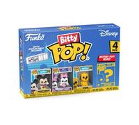 Funko Bitty Pop! Disney - Mickey Mouse, Minnie Mouse (pink Dress), Pluto E una Mini Figura Misteriosa a Sorpresa - 0.9 Inch (2.2 Cm) da Collezione - Ripiano Espositivo Impilabile Incluso