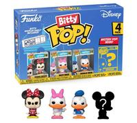 Funko Bitty Pop Disney Pack 4 Minnie Mouse/Daisy Duck/Paperino/Figura misteriosa
