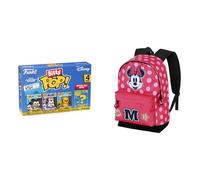 Funko Bitty Pop Disney Topolino/Minnie/Pluto - Mini figure da collezione 2,2 cm, Zaino Disney Minnie Class HS Fan 2,2 31×44 cm Rosa