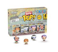 Funko Bitty Pop! One Piece - Nami 4pk E una Mini Figura Misteriosa a Sorpresa - 0.9 Inch (2.2 Cm) da Collezione - Ripiano Espositivo Impilabile Incluso - Idea Regalo - Borse Party Stocking