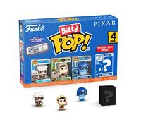 Funko Bitty Pop Pixar - UP 4PK - Carl, Russell (Dug Days), Dug E una Mini Figu