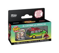 Funko Bitty POP Ride: Jurassic Park - Jurassic SUV w/Dr. G - Figura in vinile d