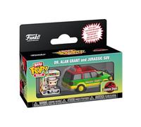 Funko Bitty POP! Ride: Jurassic Park - Jurassic SUV w/Dr. G - Figura in vinile da collezione - Idea regalo - Prodotto ufficiale - Giocattoli per bambini e adulti - Modello di figura per collezionisti