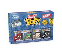 Funko Bitty Pop Spider-Man - 4 Pack - 1/6 Odds for Rare Chase Variant and A Sur