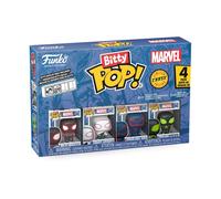 Funko Bitty Pop! Spider-Man - Miles Morales 4pkE una Mini Figura Misteriosa a Sorpresa - 0.9 Inch (2.2 Cm) - Marvel Comics - Fumetti Marvel da Collezione - Idea Regalo - Borse Party Stocking