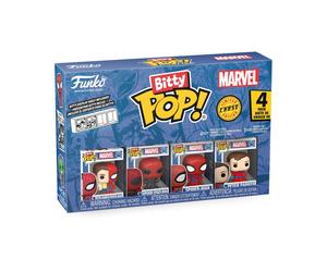 Funko Bitty Pop Spider-Man - Parker Split - 4 Pack - 1/6 Odds for Rare Chase Va