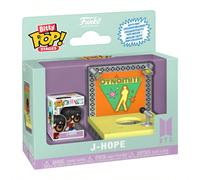 Funko Bitty Pop Stages BTS J-Hope Edizione Dynamite Figura in vinile mini con palcoscenico espositivo, da collezione, regalo, decorazione Tagli UnicaPolicloruri di vinile