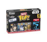 Funko Bitty Pop Star Wars Pack 4 Principessa Leia/R2-D2/C-3PO/Figura misteriosa