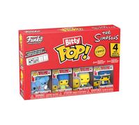 Funko Bitty Pop! The Simpsons - Itchy 4pkE una Mini Figura Misteriosa a Sorpresa - 0.9 Inch (2.2 Cm) da Collezione - Ripiano Espositivo Impilabile Incluso - Idea Regalo - Borse Party Stocking