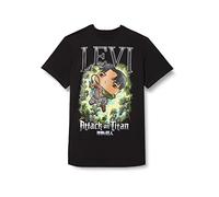Funko Boxed Tee: Attack On Titan: Levi Ackerman - Small - (S)- T-Shirt, Maglietta Vestiti a Maniche Corte - Idea Regalo per gli Adulti Uomini e Donne - Merchandising Ufficiale