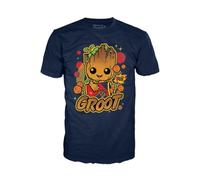 Funko Boxed Tee: Groot Shorts, Groot, T-Shirt, Maglietta, Vestiti, Idea Maniche Corte per gli Adulti Uomini e Donne, Merchandising Ufficiale, Movies Fans