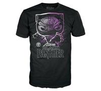 Funko Boxed Tee: Marvel - Black Panther - Large - (L) - T-Shirt, Maglietta - Vestiti - Idea Maniche Corte per gli Adulti Uomini e Donne - Merchandising Ufficiale - Movies Fans