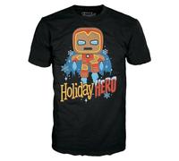 Funko Boxed Tee: Marvel Holiday - GB Iron Man- XL