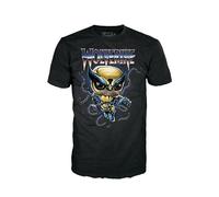 Funko Boxed Tee: Marvel: Wolverine: L - Large - (L) - T-Shirt, Maglietta - Vestiti - Idea Maniche Corte per gli Adulti Uomini e Donne - Merchandising Ufficiale Fans