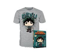 Funko Boxed Tee: My Hero Academia (MHA) Izuku Midoriya - (Deku) Extra Large Izuku Midoriya - (Deku) (XL) - T-Shirt, Maglietta - Vestiti - Idea Maniche Corte per gli Adulti Uomini