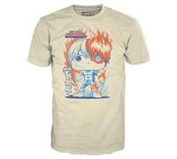 Funko Boxed Tee: My Hero Academia (MHA) - Todoroki - Large - (L) - T-Shirt, Maglietta - Vestiti - Idea Maniche Corte per gli Adulti Uomini e Donne - Merchandising Ufficiale Fans
