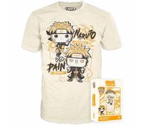 Funko Boxed Tee: Naruto - Naruto V Pain - Large - (L)- T-Shirt, Maglietta Vestiti a Maniche Corte - Idea Regalo per gli Adulti Uomini e Donne - Merchandising Ufficiale - Anime Fans