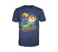 Funko Boxed Tee: Peter Pan, Big Ben, S, T-Shirt, Maglietta, Vestiti, Idea Maniche Corte per gli Adulti Uomini e Donne, Merchandising Ufficiale, Movies Fans