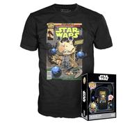 Funko Boxed Tee: Star Wars EP1 The Phantom Menace Anniversary - Jar Jar Binks - Large - T-Shirt, Maglietta - Vestiti - Idea Maniche Corte per gli Adulti Uomini e Donne - Movies Fans