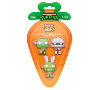 Carrot Pocket POP blister 3 figures Ninja Turtles Donatello Shredder Michelangel