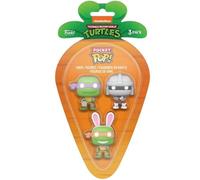 FUNKO CARROT POCKET POP TARTARUGHE NINJA TMNT (DONATELLO-SHREDDER-MICHELANGELO)