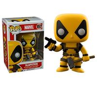 Funko Comics Marvel Pop Vinyl Figure 157 Deadpool Slapstick (Yellow), Tinta Unita, Multicolore, Small, 849803093501