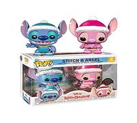 funko disney: lilo & stitch - pop vinyl figure 2-pack winter stitch & angel