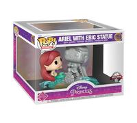 Funko Figura Esclusiva Ultimate Princess La Sirenetta Ariel E Statua Di Eric Disney
