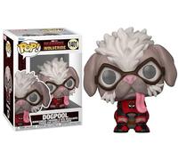 Funko Dogpool in Goggles con lingua fuori + protezione pop: Deadpool & Wolverine Pop! Marvel Movies Vinyl Figure (set regalo in bundle con scatola protettiva ToyBop Brand Box Protector Collector)