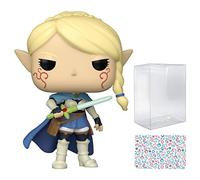 Funko Esclusivo pacchetto di 3 pezzi - Black Clover Charlotte Roselei edizione speciale GITD Chase Pop! Animation Glow GITD Vinyl Figure #1155 con Heavy Duty Scimmia Scorrevole Box Sorter e Pop Protector