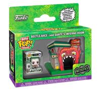 Beetlejuice Bitty Pop Towns Vinile Figura Beetlejuice E Dante's Inferno Room Fu