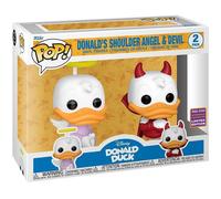 Funko Figura Esclusiva Di Donald Angelo E Diavolo Paolino Paperino Disney