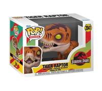 Funko POP! Movies: Jurassic Park - Tiger Raptor - Figura in vinile da collezione - Idea regalo - Prodotto ufficiale - Giocattoli per bambini e adulti - Modello di figura per collezionisti