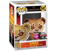 Figura POP Disney El Rey Leon Simba Flocked Exclusive