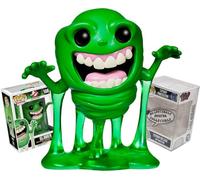 Funko Ghostbusters Movie Slimer con Ectoplasma + ToyBop Pop Protector | Pop! Movies - Figura in vinile (con custodia trasparente Pro-Deluxe, set regalo da collezione), resistente ai raggi UV e ai