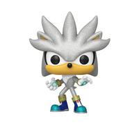 Funko Giochi: Figura Floccata Il Riccio Sonic The Hedgehog Argento 9 Cm