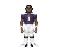 Funko Gold 12" NFL: Ravens - Lamar Jackson - 1/6 Odds for Rare Chase Variant - C