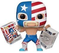 Funko Hulk Hogan 1994 SummerSlam Mr. America con maschera USA + ToyBop Protector: Retro WWE Pop! TV Vinyl Figure (Bundled con Pro-Deluxe Pop Protector Collector Case Box Gift Set)