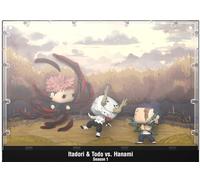 Jujutsu Kaisen POP Moments Vinyl Figures Itadori & Todo vs Hanami 9 cm