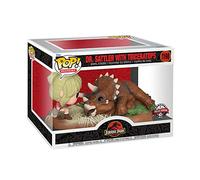 Jurassic Park Dr. Sattler with Triceratops Pop Funko Movie Moments vinyl figure
