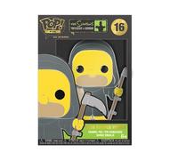 Funko Large Enamel Pin HORROR: SIMPSONS - Homer Simpson - HOMER - The Simpsons Spille Smaltate - Spilla da Collezione Carina - per gli Zaini & Borse - Idea Regalo - TV Fans